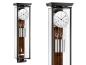 Preview: Kieninger Glas Regulator in Nussbaum mit Karbonfaserpendel