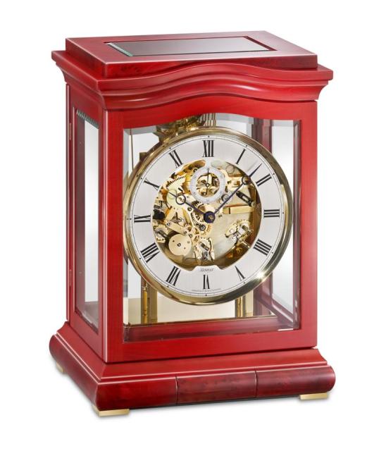 Kieninger mantel clock Aurora red triple chime 1793-77-01