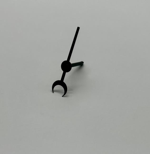 Sekundenzeiger 24mm schwarz