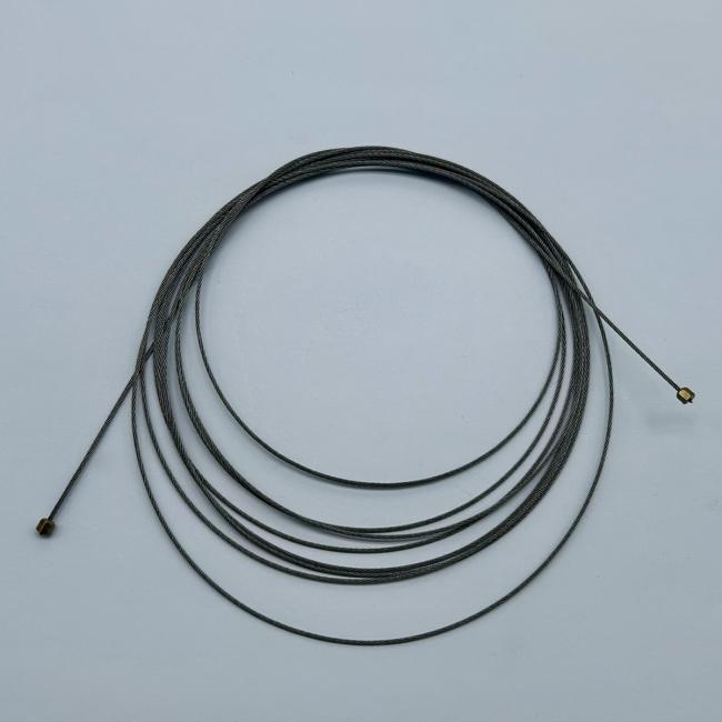 Stahlseil 1,0x1300mm vollständig
