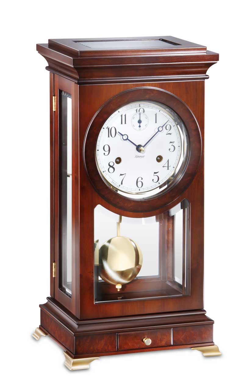 Kieninger Kieninger Pendulum Table Clock walnut BimBam