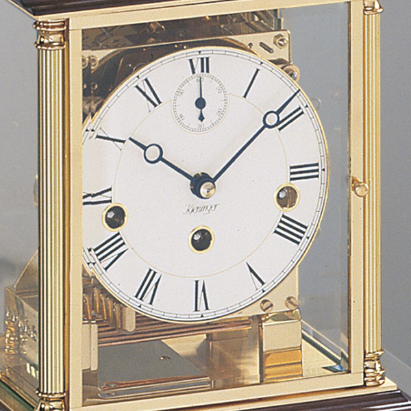 Kieninger Kieninger mantel clock solid brass/cherry triple