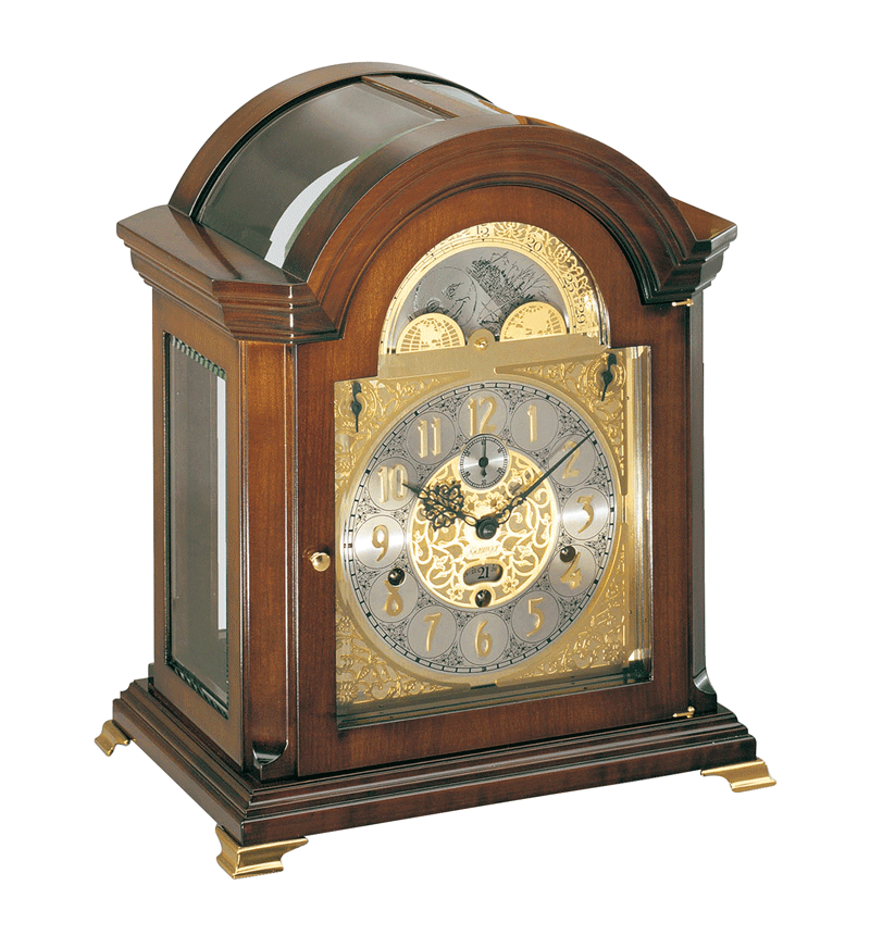 Kieninger Kieninger mantel clock walnut case triple chime