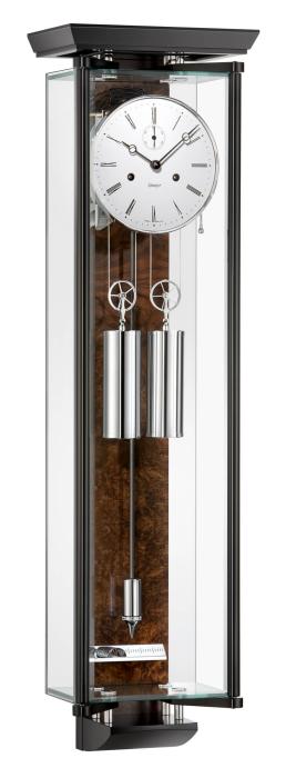 Kieninger Glas Regulator in Nussbaum mit Karbonfaserpendel
